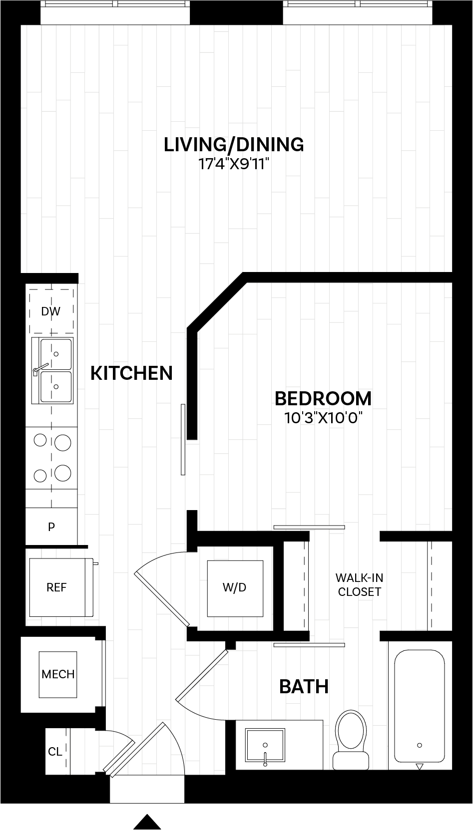 Floor Plan Image of Apartment Apt 348